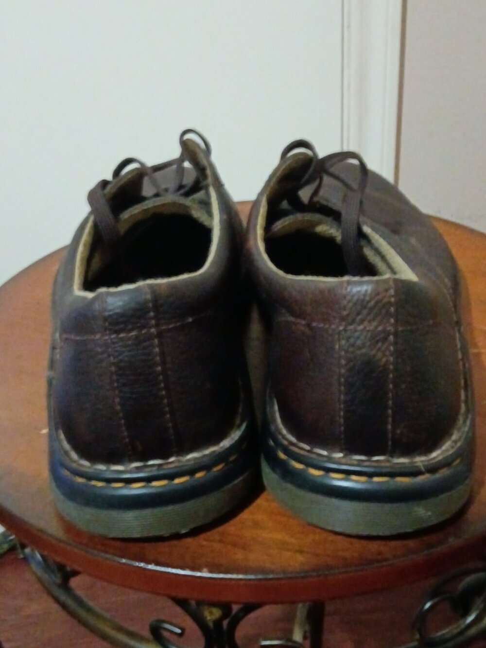 Dr. Martens Mens Ordell Oxford Brown Pebble Leather Size 12 AW004 Shoes Lace Up - Picture 9 of 12